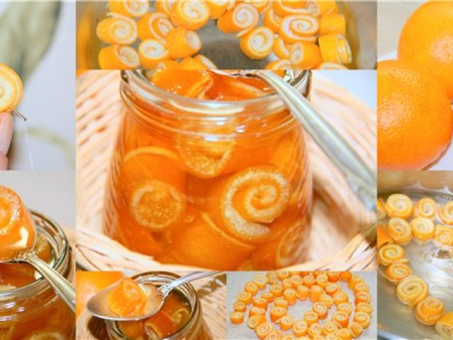 Варенье из апельсиновых корок: рецепт. Как сварить варенье из апельсиновых корок завитушки?