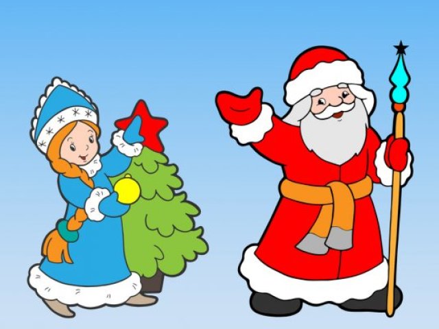 Besede Božička in Snow Maiden - za pomoč za otroške počitnice