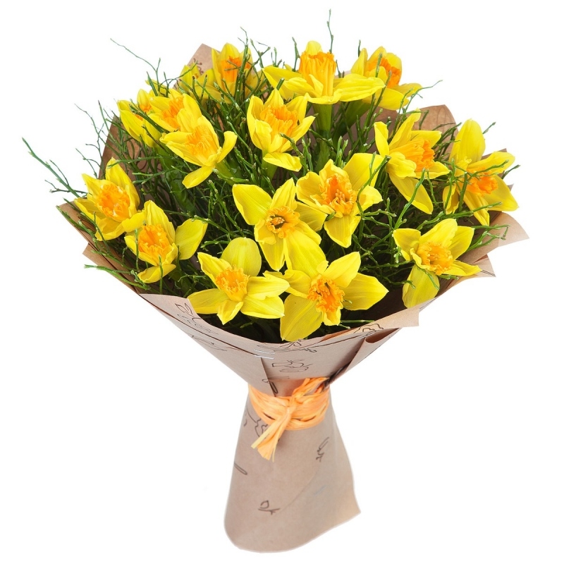 Narcissus bouquet for women fish