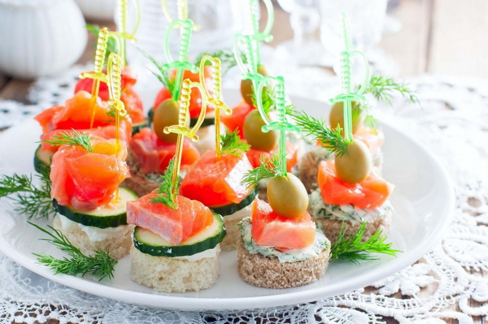 Canapes for the holiday