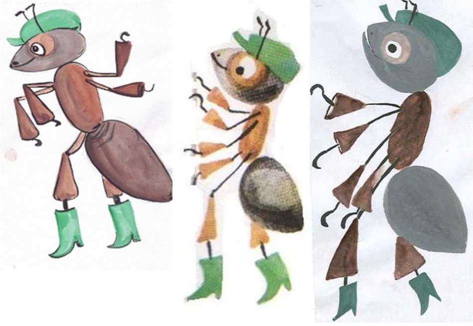 Children's drawings of ants, example 2