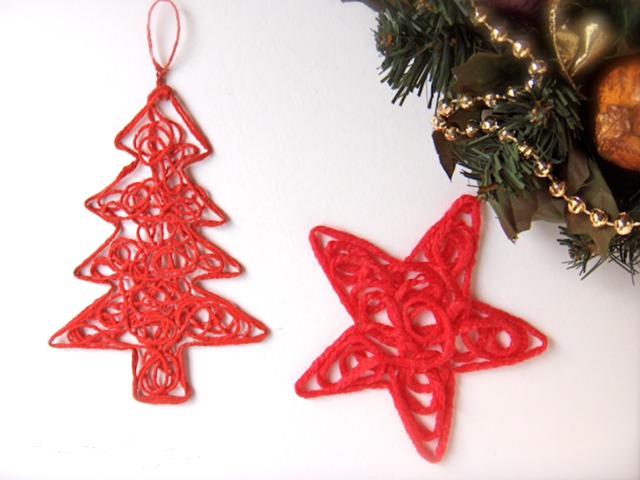 A kézműves szálakból és PVA -ragasztócsillagok egy karácsonyfán, a saját kezével: utasítások. Újévi ötletek, a Betlehem csillag mintája a szálakból