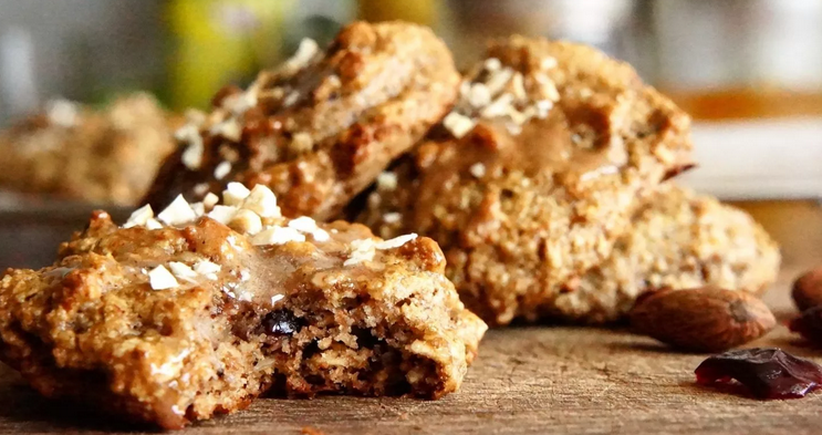 Cookies de farine d'avoine savoureux