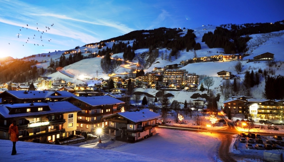 Ski resort ZAALBAH, Austria