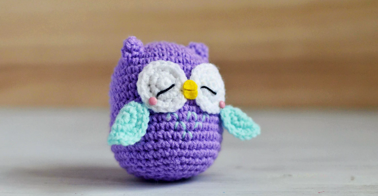 Sleeping owl toy with your own hands Crochet
