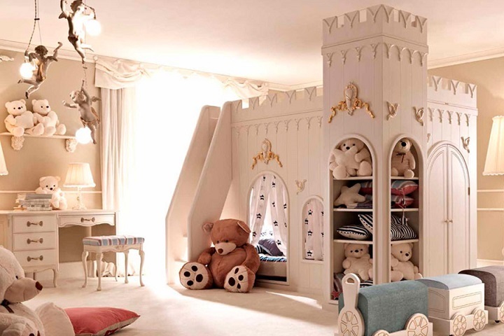 Organization of a children's room for a girl: Ideas