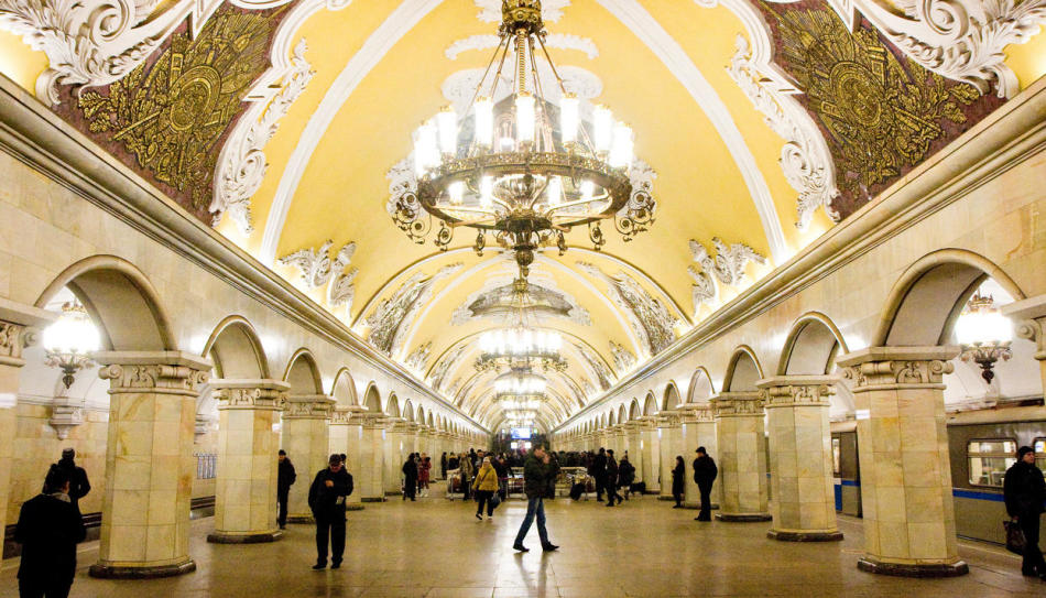 Metro city of Moscow is recognized as one of the most beautiful in the world