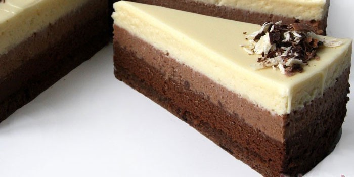 Торт «три шоколада» мирель