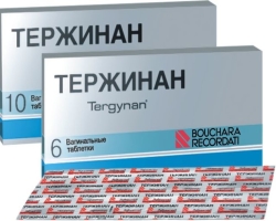 Vaginalne tablete-krila terzhinan: iz kakšne pomoči, sestave, navodil za uporabo, učinka zdravila, indikacij in kontraindikacij za uporabo, varnostni ukrepi, neželeni učinki, interakcija z drugimi zdravili