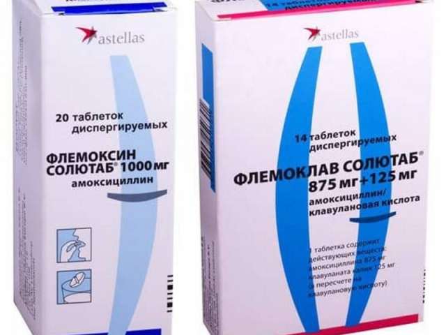 Flemoxin Solutab - Instructions for use: indications, contraindications, dosage, side effects, interaction with other drugs