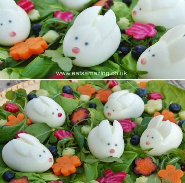 Such figures can decorate any salad per year of rabbit