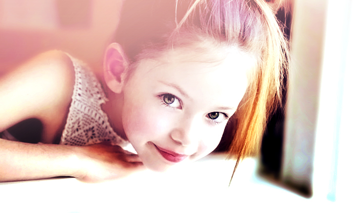 Mackenzie Foy es pequeño