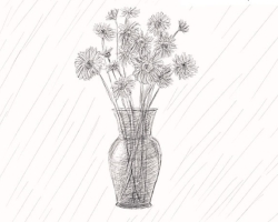 How to draw a vase? How to specaprately draw a vase with flowers, with fruits with a pencil?