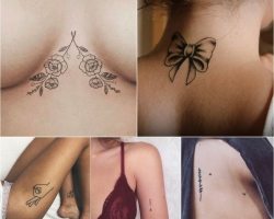 Les plus beaux tatouages \u200b\u200bféminins avec sens: top-10
