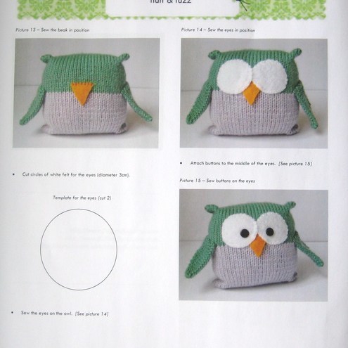 How to knit an owl