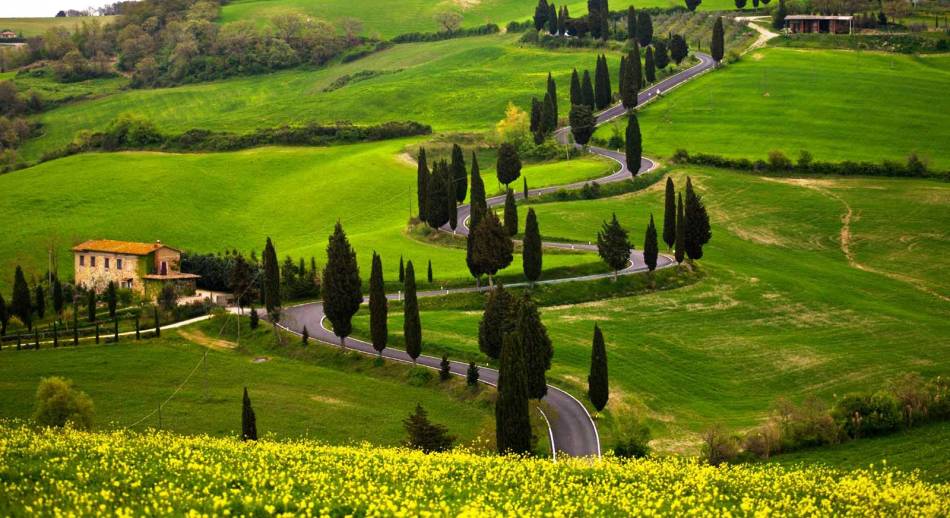 Landschaften Toskana, Italien