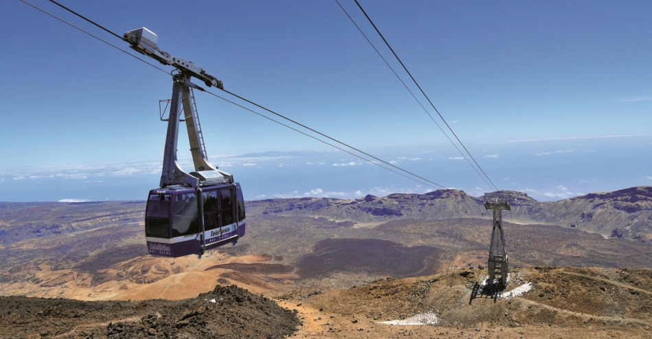Vzpenjača na vrh vulkana Teide, Tenerife
