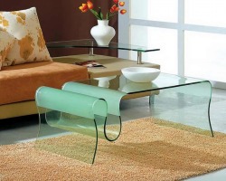 Glass furniture in the design of a modern interior: decoration, technology, well -known myths, design tips