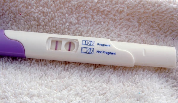 Test de grossesse positive