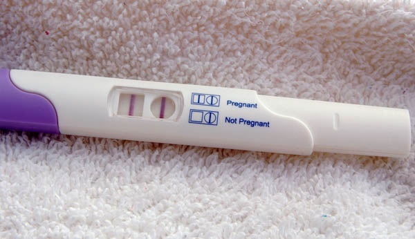 Positive pregnancy test