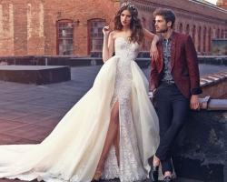 The most beautiful wedding dresses: 150 photos. How to choose an unusual, luxurious, chic, designer, design, exclusive, white, color, black, Greek, short, transformer dress, with a train, an open back: ideas, tips, images, photos
