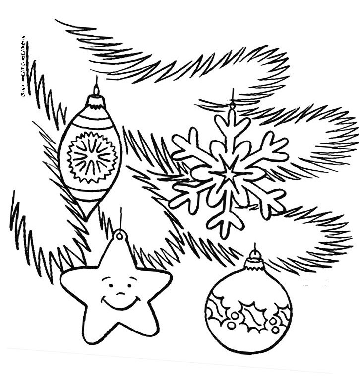 Weihnachtsbaumzweige, Schablonen zum Schneiden, Beispiel 3