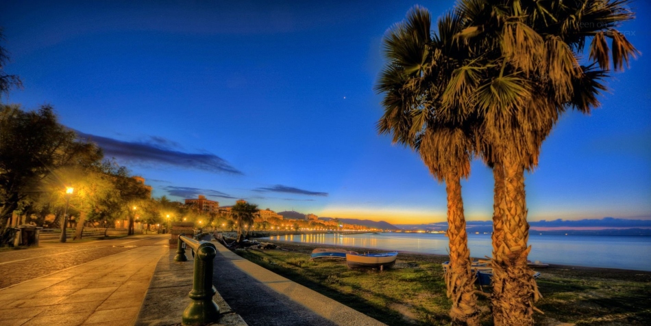 Embankment in Salerno, Italy