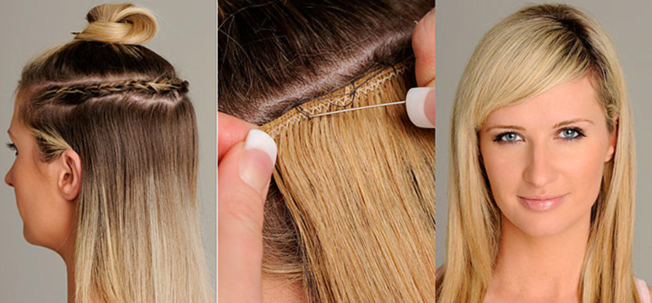 Как приклеить искусственные волосы к волосам