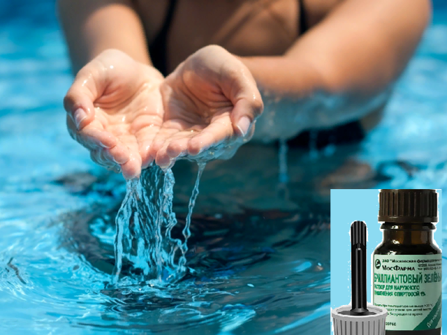 Is it possible to add green to the pool water? How to clean clouded water in the pool with the help of green: how to calculate the proportions? How much add greens to the pool so that the water does not green: dosage