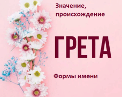 Име на женското име на Грет: Опции за име. Как може Грета да се нарече различно?