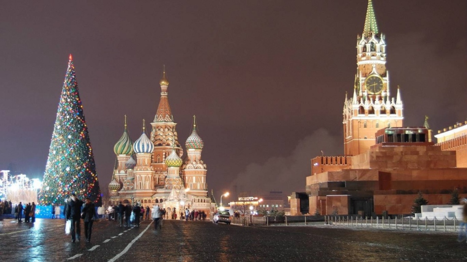 Photos sur demande l'arbre de Noël du Kremlin