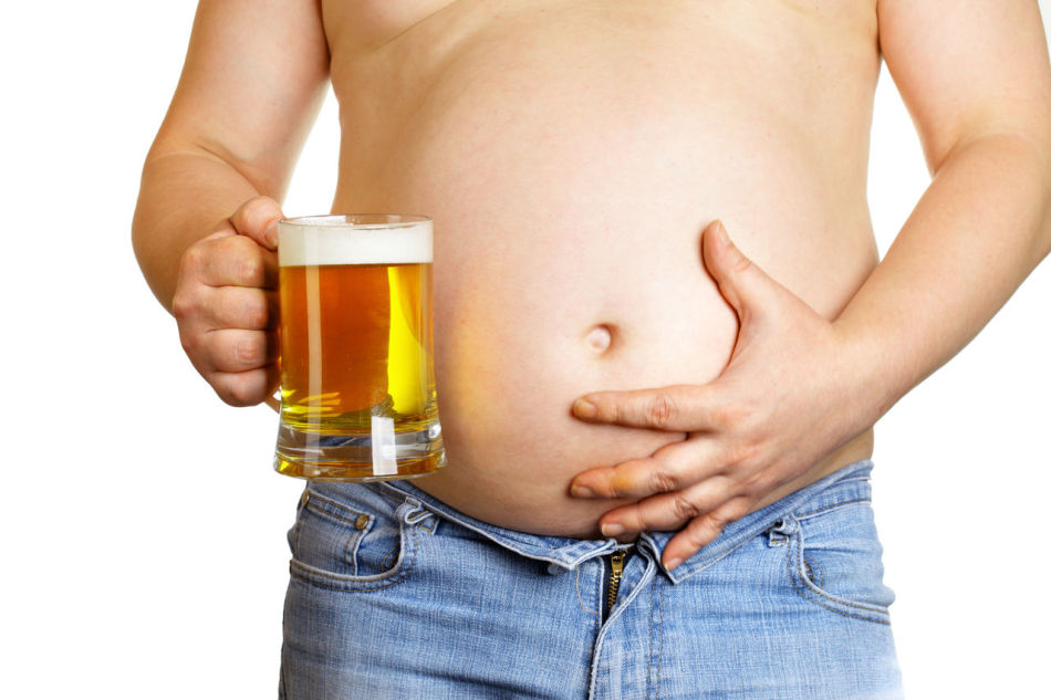 Whether they get fat from beer