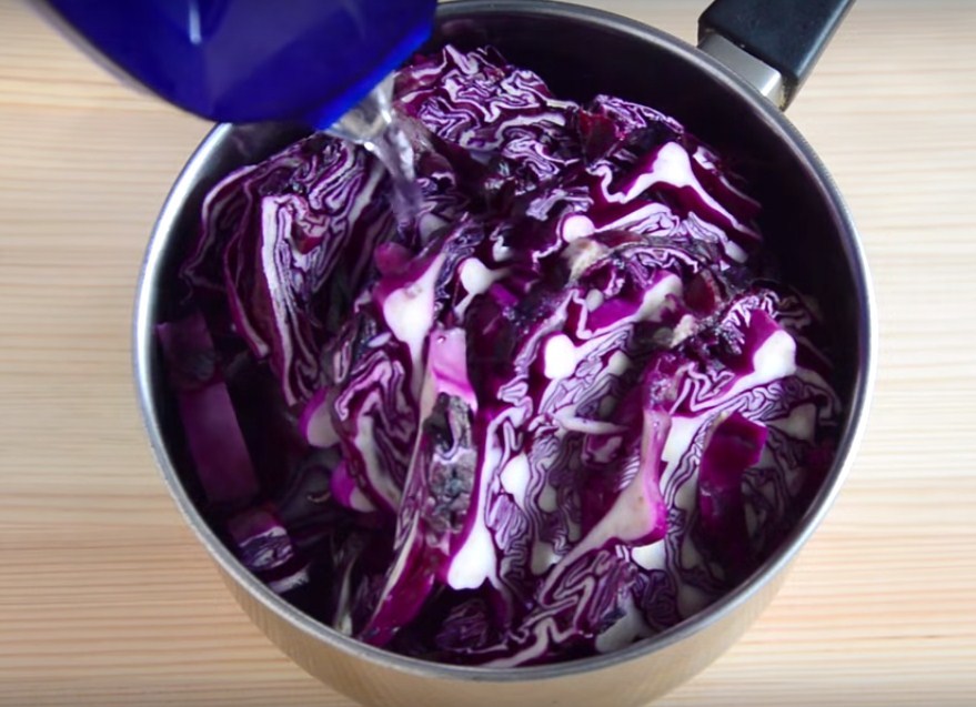 Cabbage for painting Easter eggs