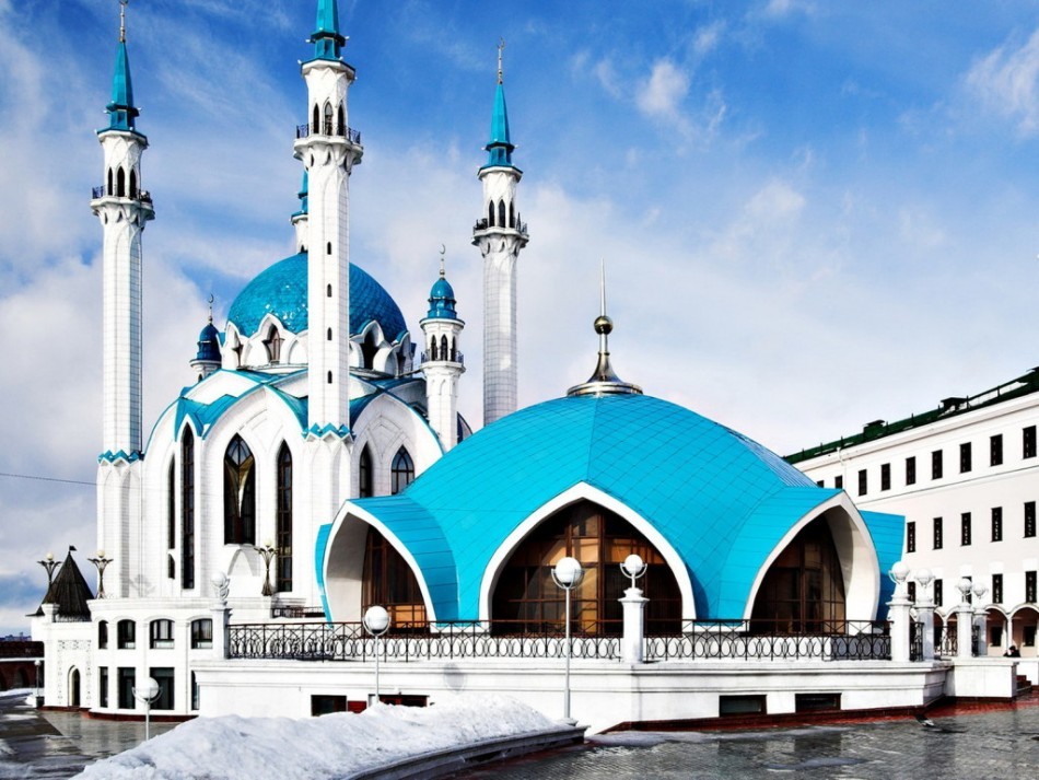 Kul -Sharif is one of the largest mosques not only in Kazan, but also in Europe