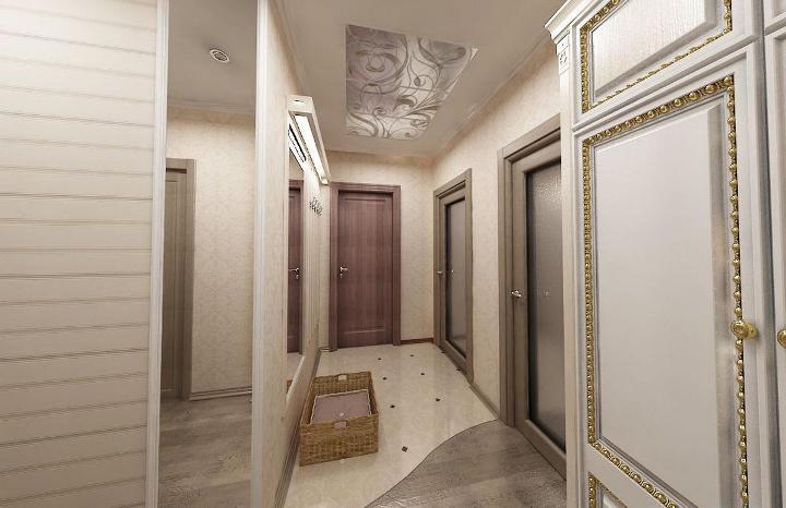 Красивое оформление прихожей-коридора в квартире хрущевке, частном доме своими руками