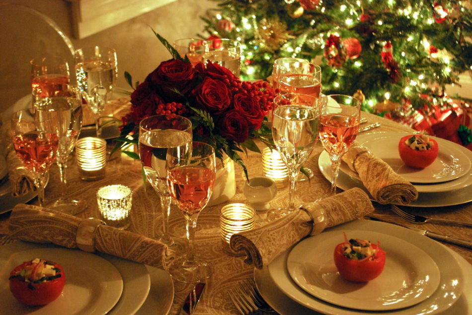 Festive table design for a man