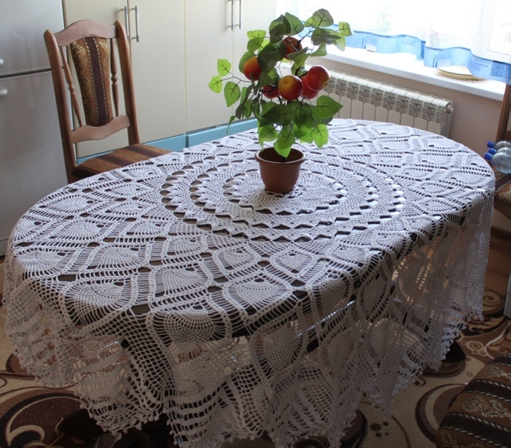 Schöne Tischdecke rechteckig