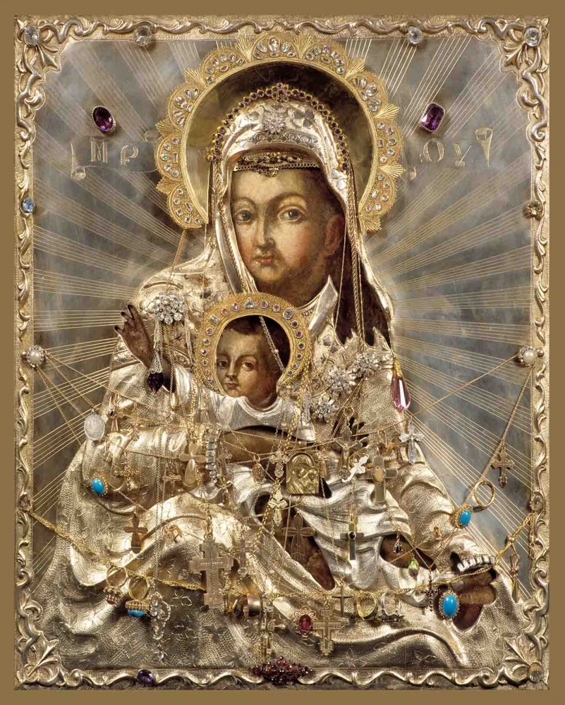 Икона божией матери “милостивая”, зачатьевский женский монастырь)