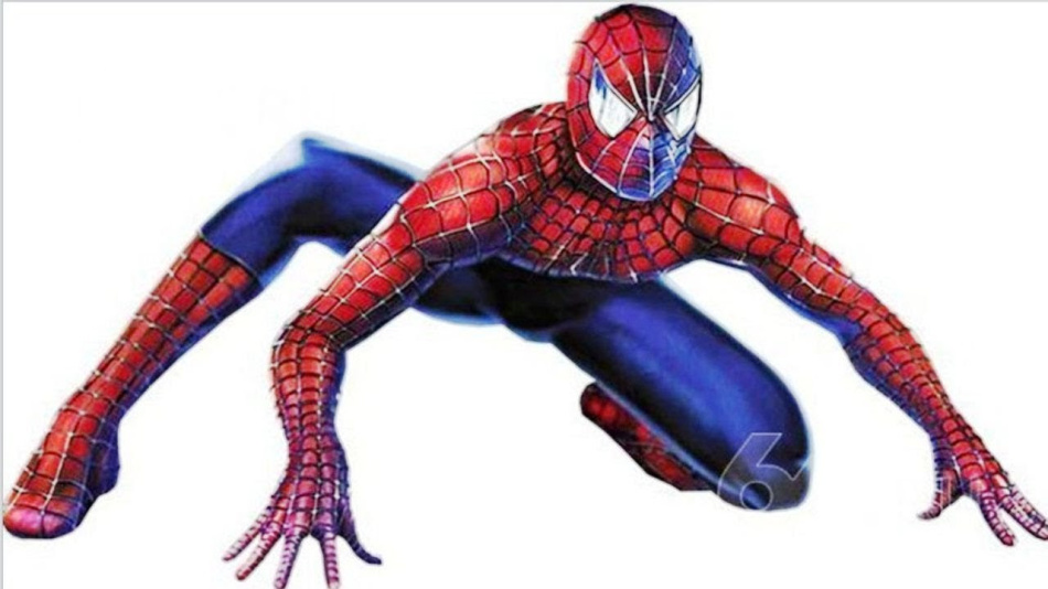 Gambar Spider-Man untuk membuat sketsa, opsi 29