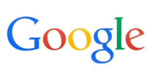 Font with cuttings and bright colors are the main horse of the world famous Google
