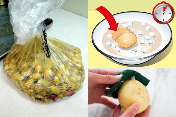 Как чистить молодую картошку