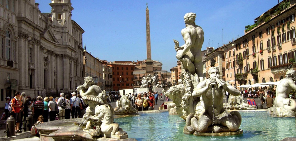 Square Navona, Rom, Italien