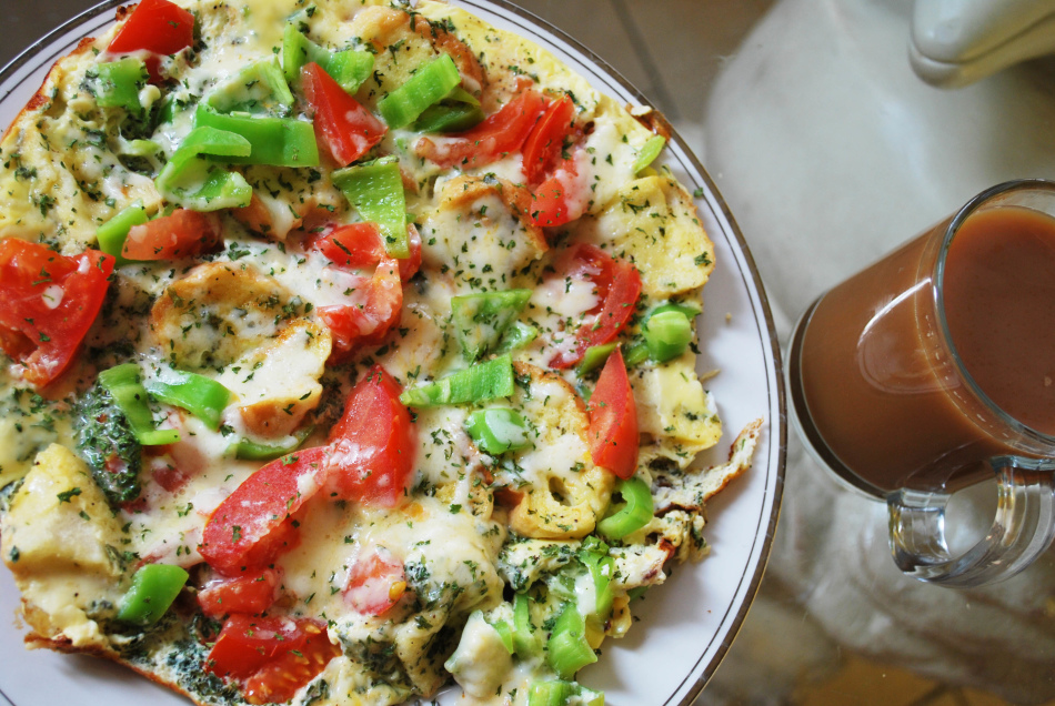 Vegetable omelet