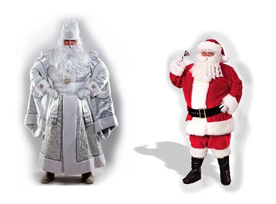 Zunanje razlike Božička in Božička, slika 1