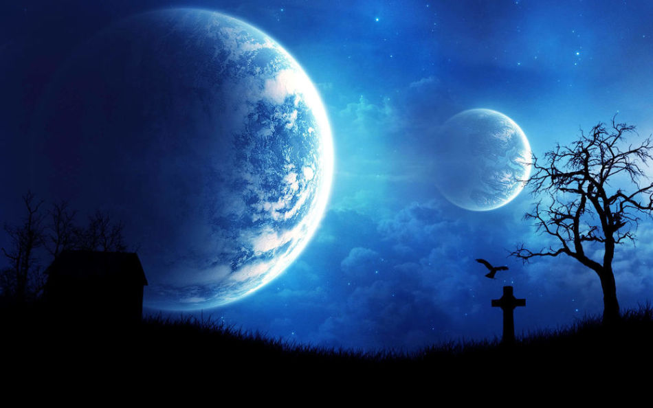 Salib kuburan dalam penglihatan malam adalah panggilan untuk mengubah hidup Anda.