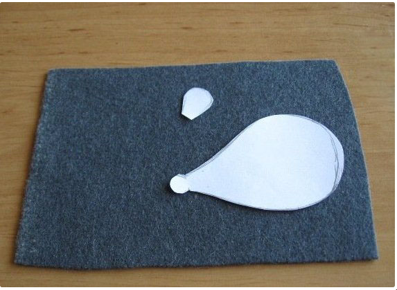 Developing book for the smallest with their own hands from felt: Step 11