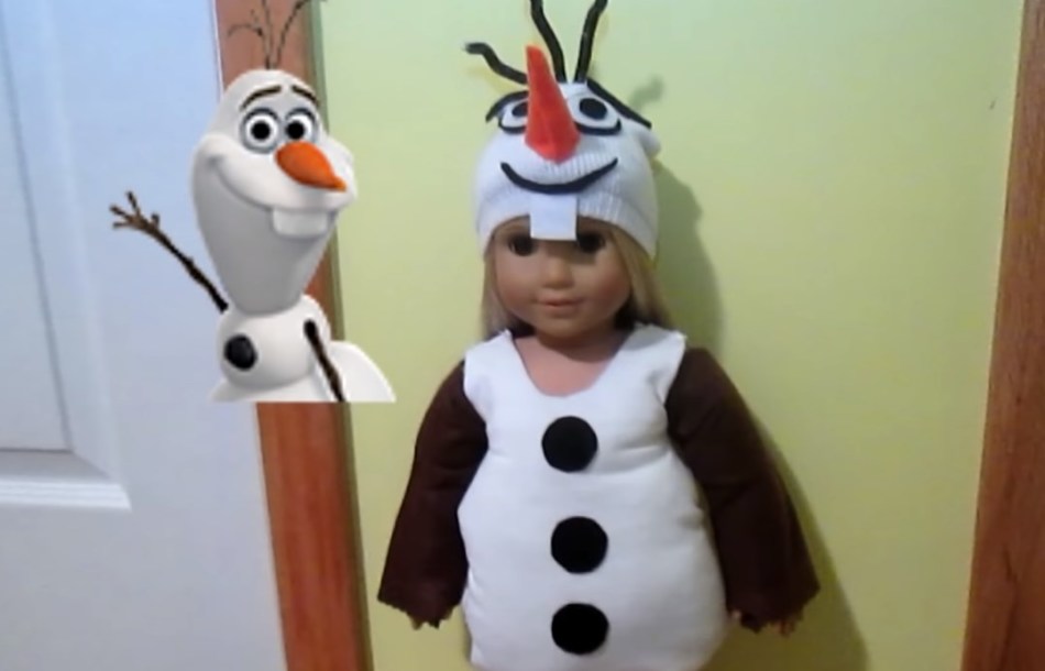 Olaf's suit or Snowman's suit