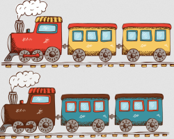 Как нарисовать детский, железный поезд для начинающих: описание, фото, видео