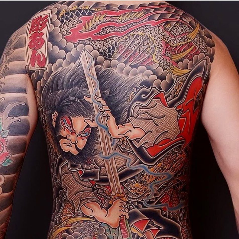 Татуировки ирэдзуми Самурай