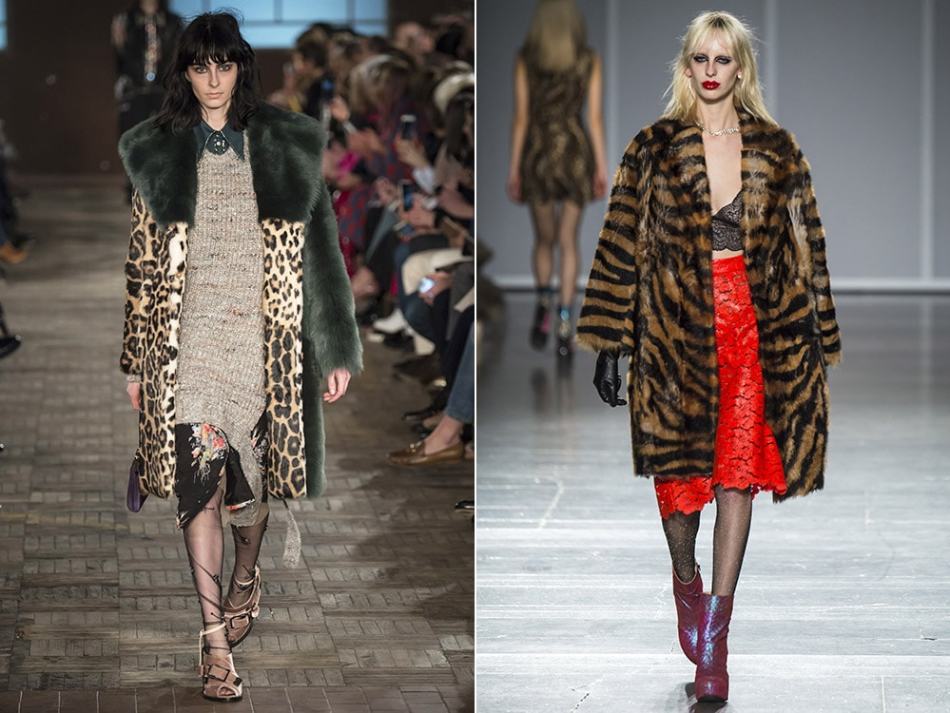 Stylish street fashion for the winter for women in down jackets, winter coats, sheepskin coats, fur coats, boots, hats